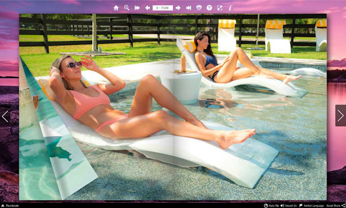 convert PDF to flipbook or digital magazine flip book