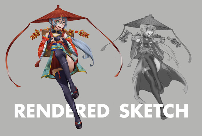 Make a character sheet for you by Yansuro | Fiverr