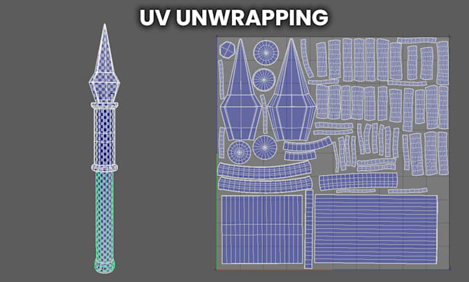 uv unwrap or optimise your 3d model