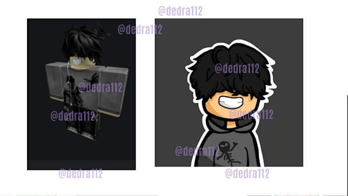 Draw your roblox character in my style by Dedra112 | Fiverr