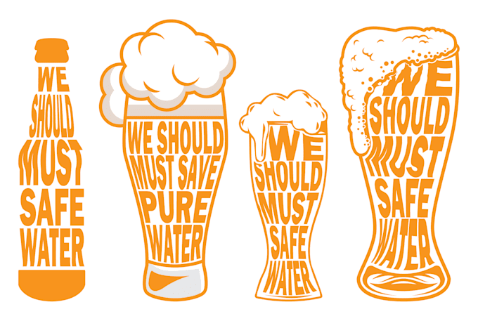 create custom 3d text, warp text with word art shape