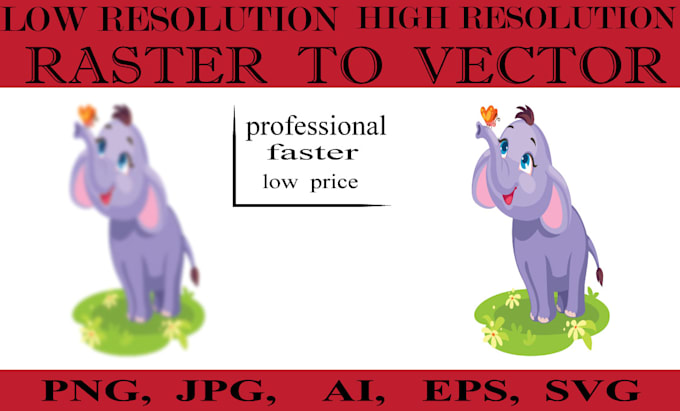 Vectorize any image raster to vector by Signsgraphix | Fiverr