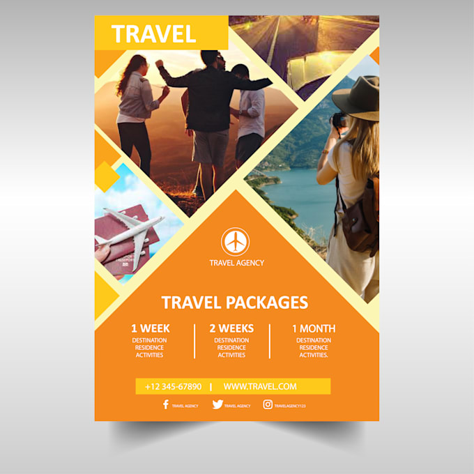 design exquisite minimal flyer