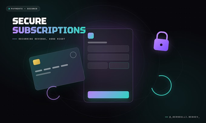build a subscription website with stripe payments and user accounts