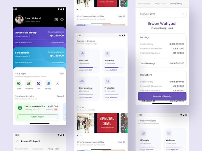 create a mobile app design in figma for online courses