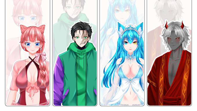 design and rigging high quality live 2d vtuber model