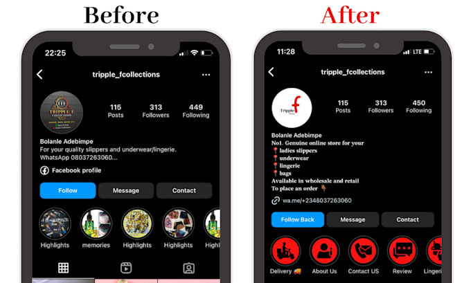 remodel your instagram profile to make it perfect