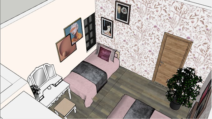 make plans on autocad and can also render them on sketchup