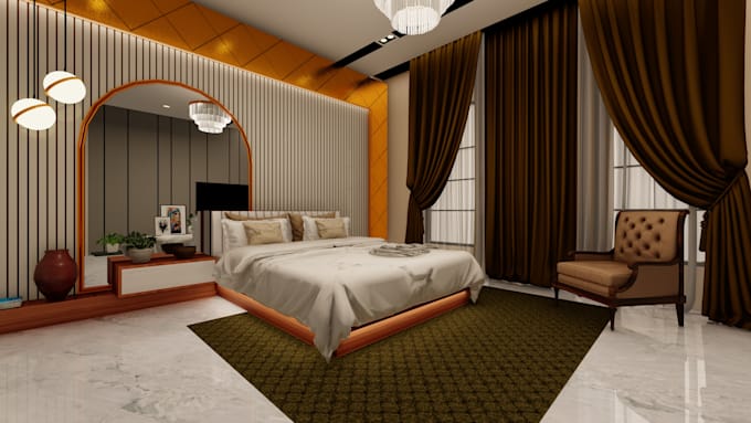 do exterior and interior modeling and rendering