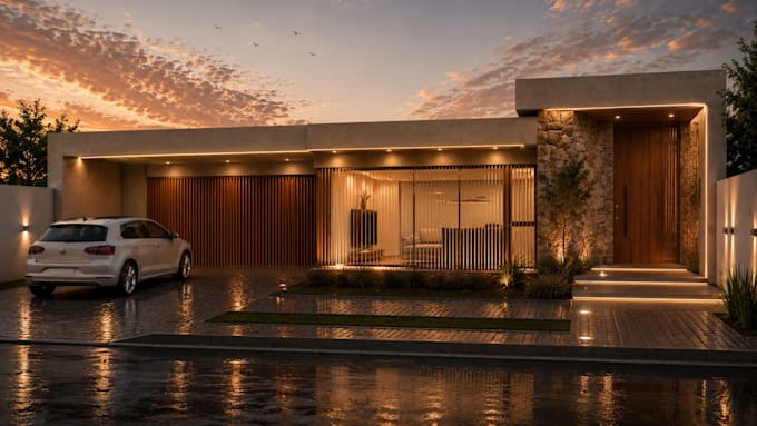 create exterior or interior 3d modeling and rendering in 3ds max
