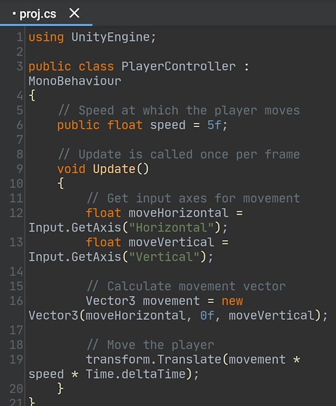 Create unity script for your project by Prabash24 | Fiverr image.