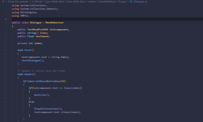 Debug your code or create c sharp scripts for your 2d unity game by ...