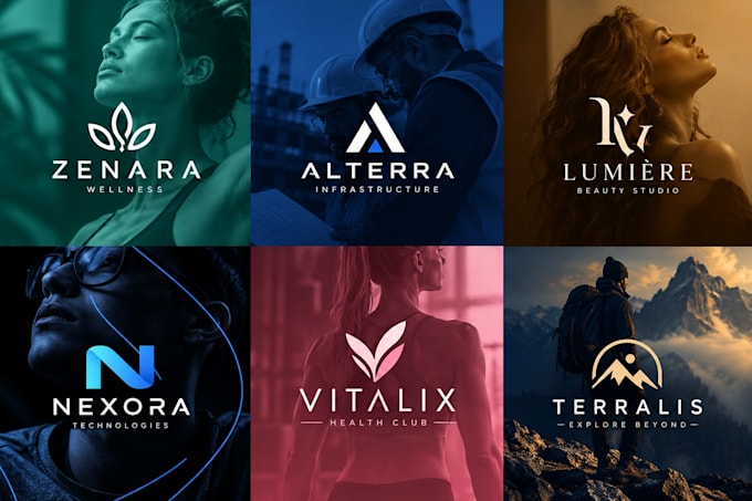 create modern minimalist professional business logo design