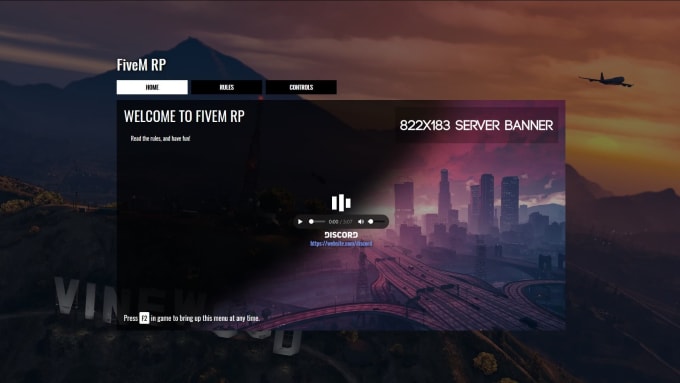 Create loading screen for your fivem rp servers by Martin_mide | Fiverr