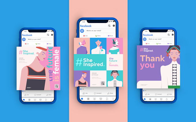 Your posters and posm design for your event by Designerthi | Fiverr