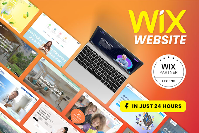 Construir design de site wix, redesenhar e criar desenvolvimento