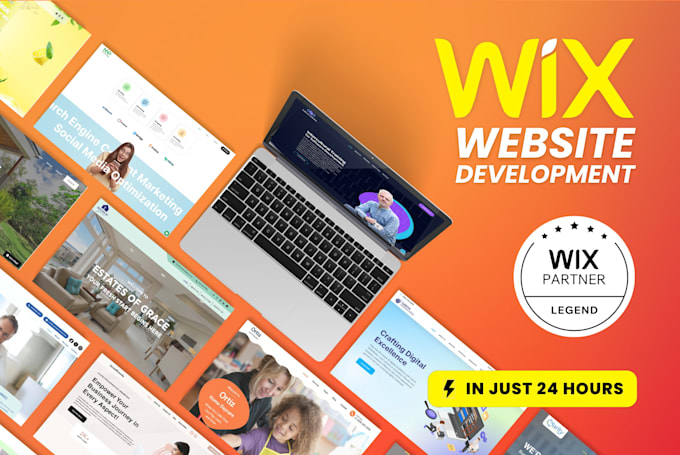 build wix website design, redesign and create wix website development