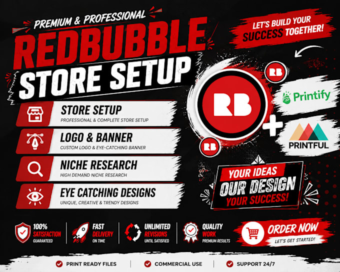 be print on demand for dropshipping store