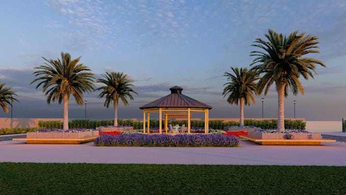 create 3d landscape rendering and visualization