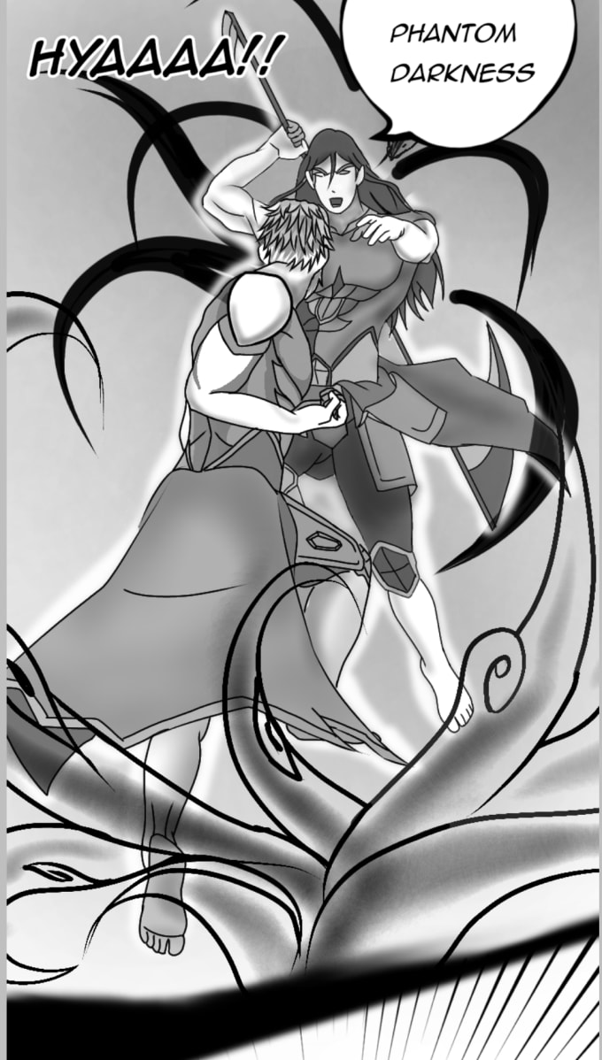 make page manga or comic for you