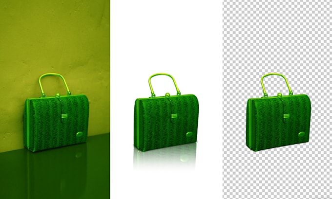 do background remove, create reflection with retouch