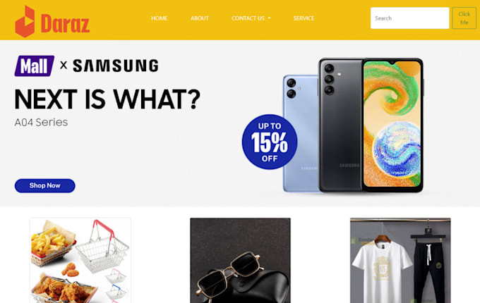 be your front end web developer, html css and bootstrap js