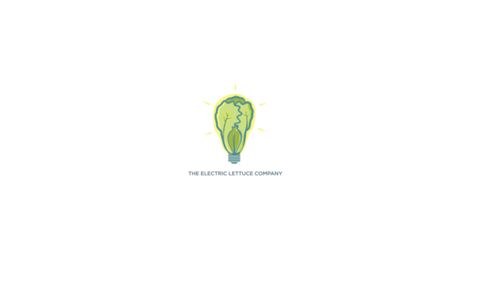 design masterfully refined electric lettuce logo