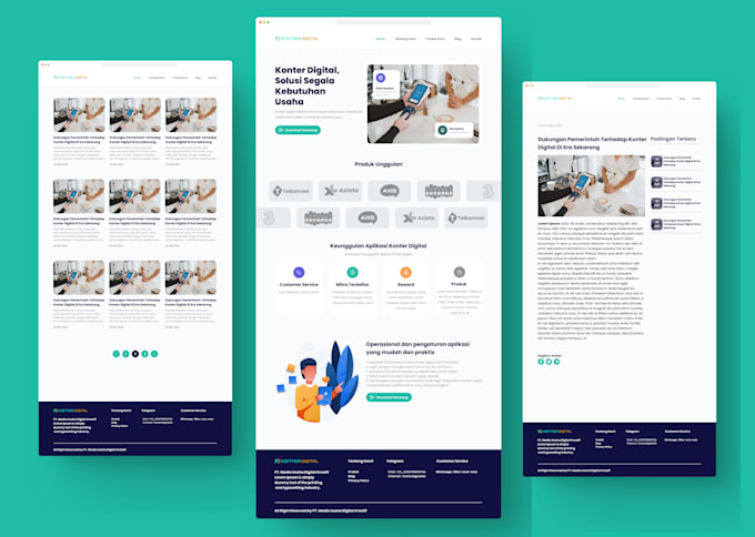 Design website ui ux, wireframes, and prototype by Dikiafriadi | Fiverr