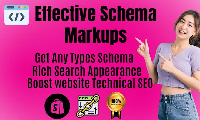 setup schema markup, fix redirection,404 error, robots txt