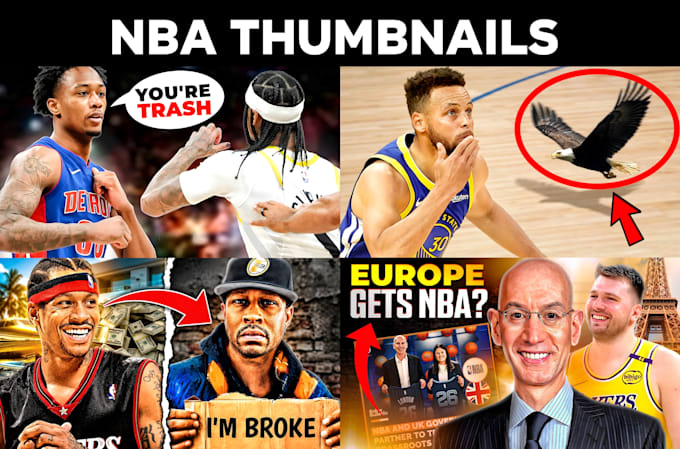 design sports basketball or nba youtube thumbnail