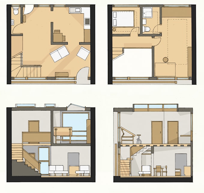 illustrate any line, road or floor map digitally