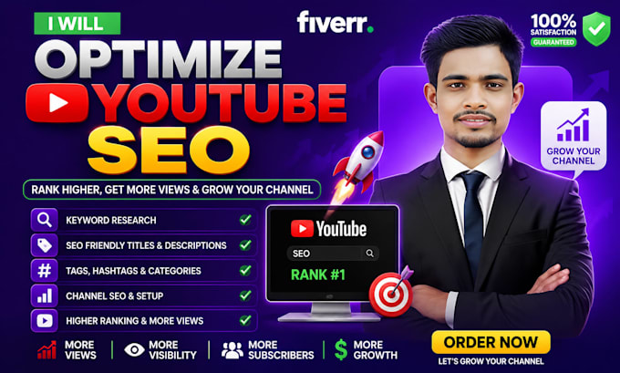 grow your youtube channel with professional video optimization