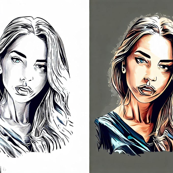 Convert your sketch or image to digital vector art by Gonzvelazqu Fiverr