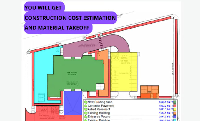 Do construction cost estimation and material takeoff by Uroos_un_nisa ...