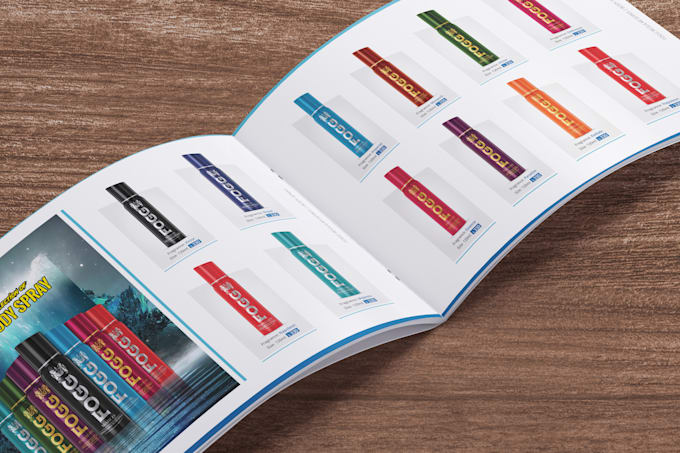 design a professional brochure or catalog