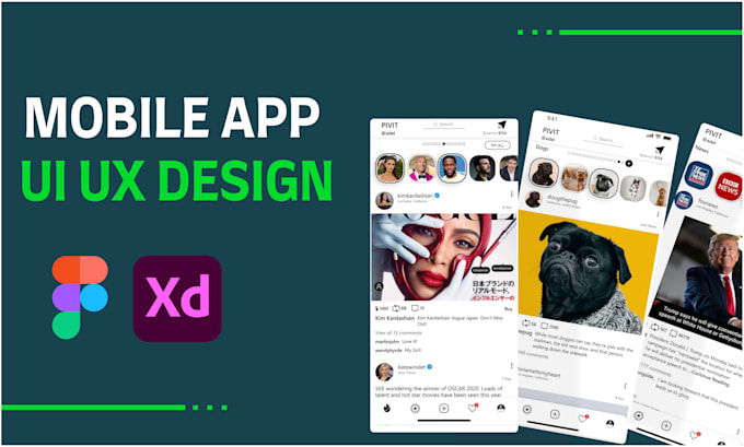 Do mobile app ui ux design, wireframes in figma by Edesignfreak | Fiverr