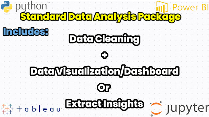 Do data analysis using python, power bi, tableau, and excel by ...