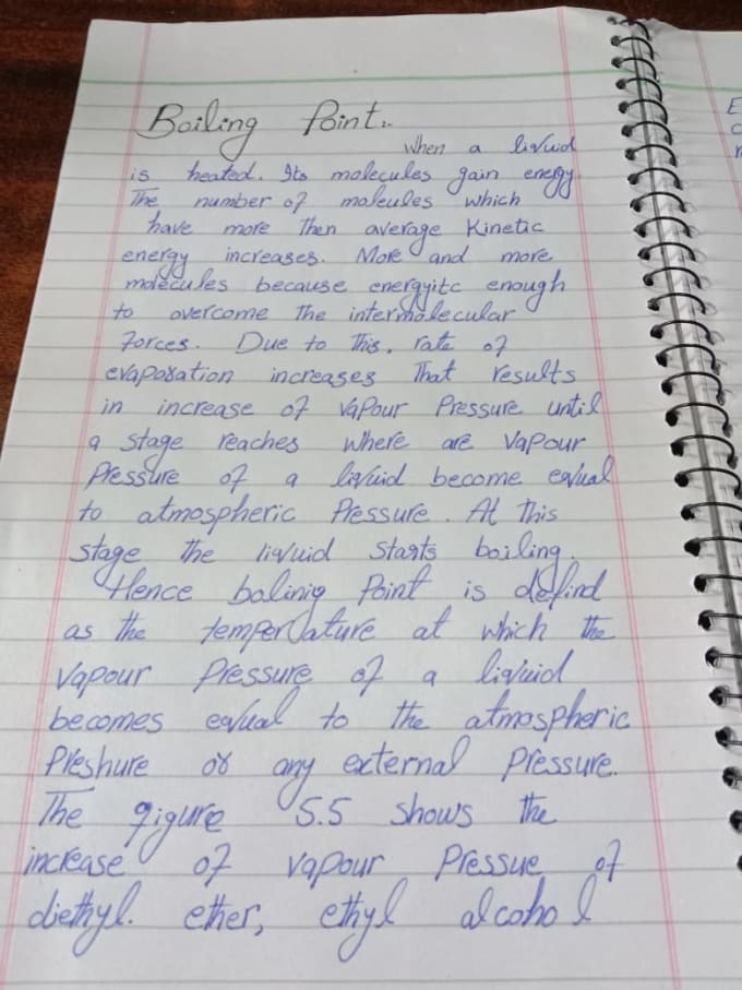 Write notes assignments letters and any other in english or urdu by R n