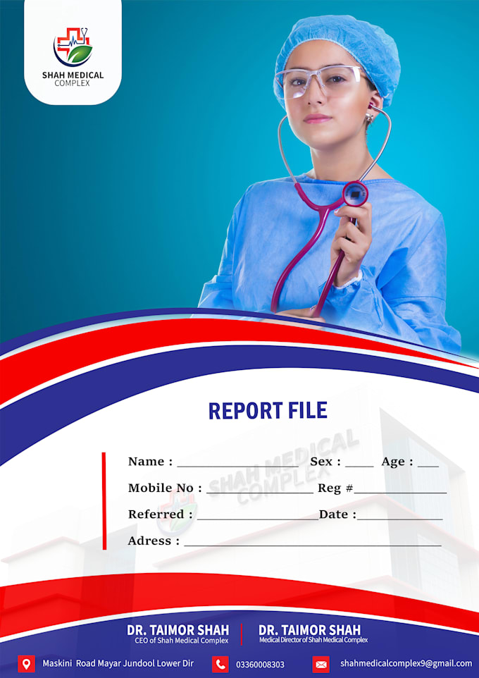 Design patient folder design by Baseergrfx Fiverr