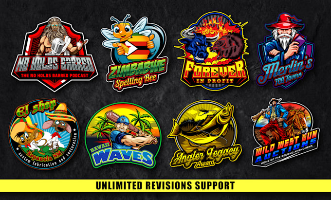 design cartoon mascot  logo within 24 hours