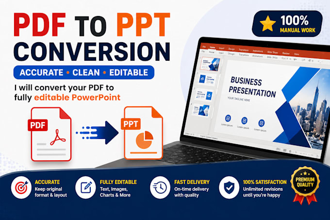 convert pdf to powerpoint slides in PPT or google slides