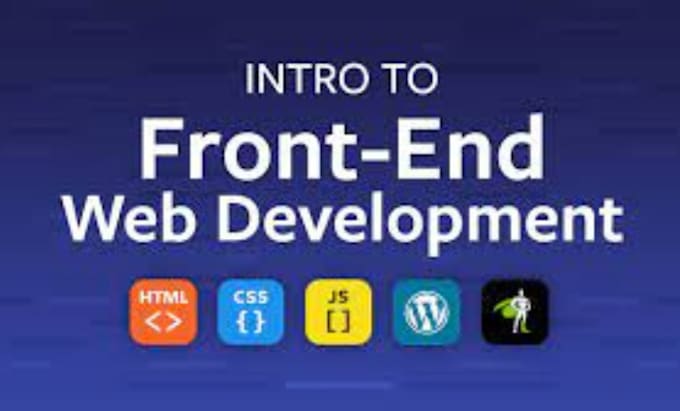 be your front end developer, website designer, html, CSS, bootstrap design