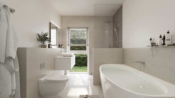 design and render photorealistic interior and exterior