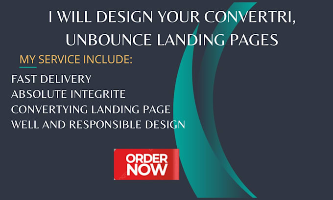 design convertri, unbounce landing pages