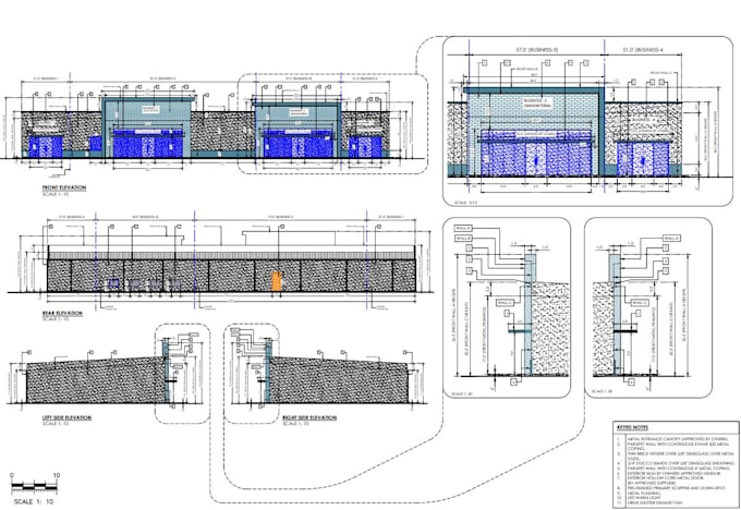 do architecture structure mep and structure for USA permit