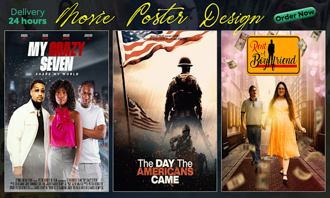 design a cinematic movie poster for your film or documentary
