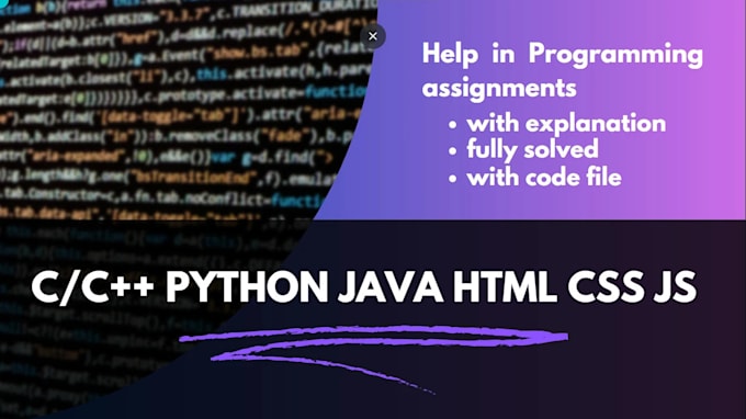 help in computer science and programming project