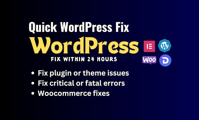 fix wordpress bugs, errors, and design issues