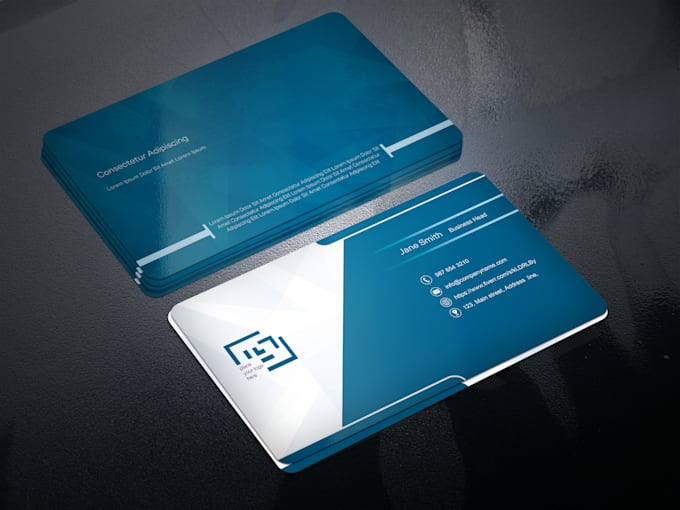 create modern business cards