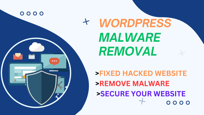 do wordpress malware removal and also clean virus , malware